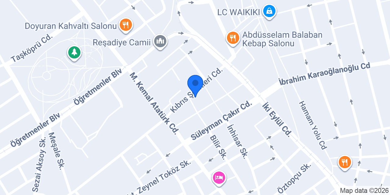 Eskişehir 7. Noter konumu