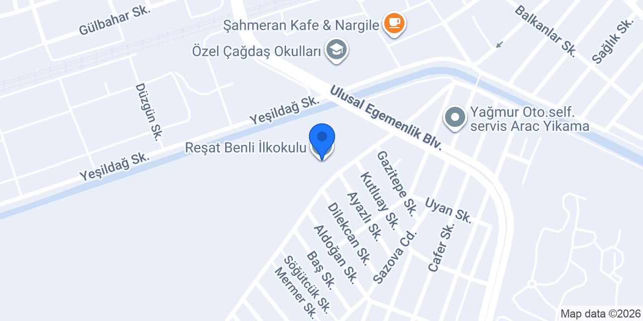 Reşat Benli İlkokulu konumu