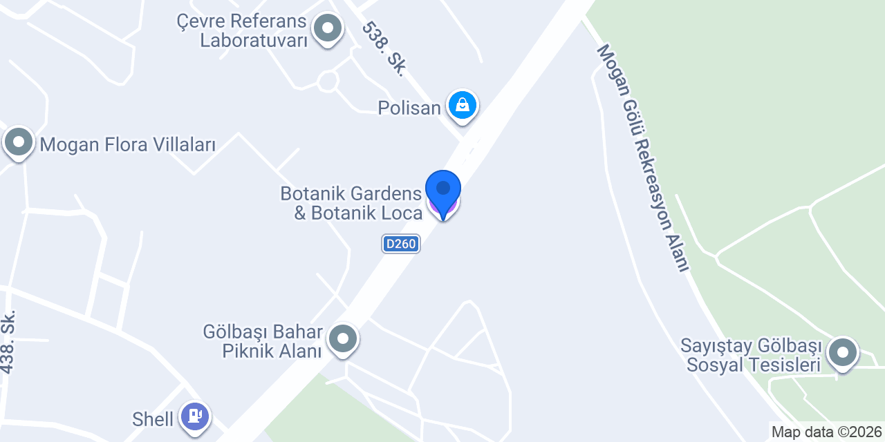 Botanik Gardens & Botanik Loca konumu