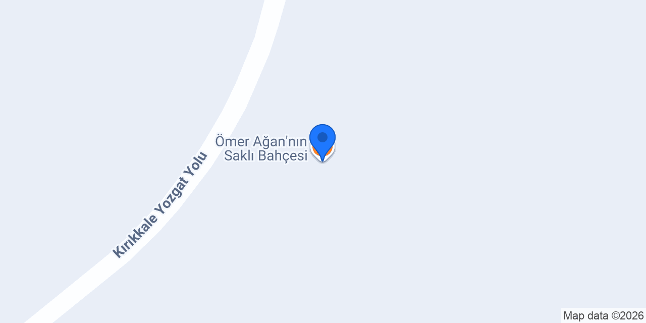 Ömer Ağan'nın Saklı Bahçesi konumu