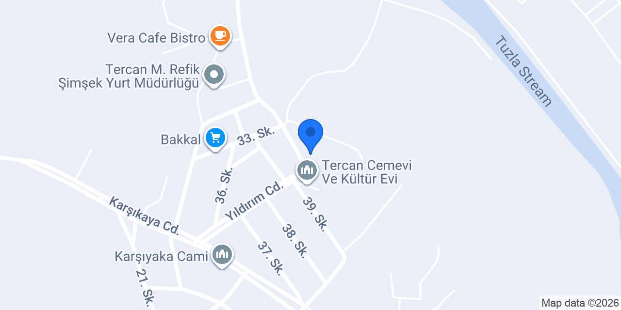 HRC CANLAR DEMİR ÇELİK TERCAN konumu