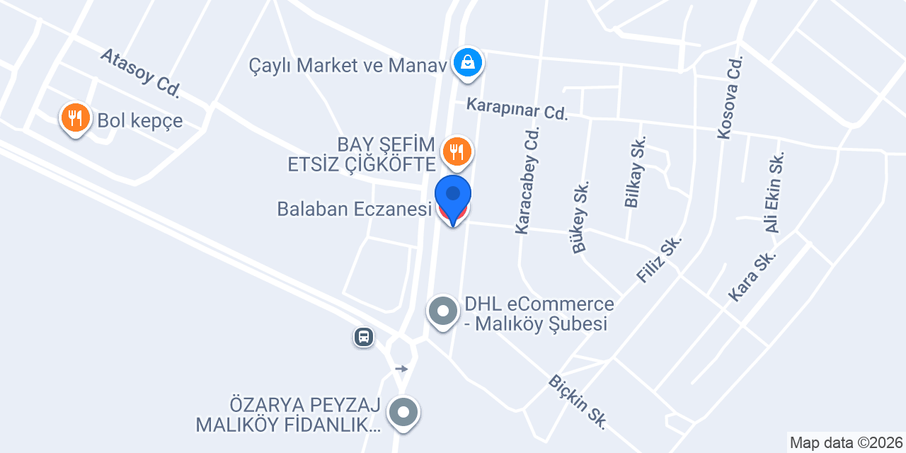 Balaban Eczanesi konumu