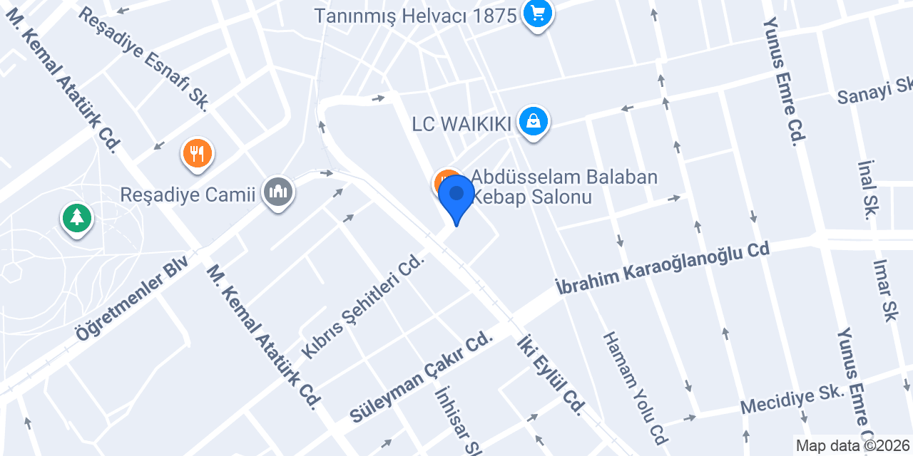 Akbıyık Ofset Matbaacılık konumu