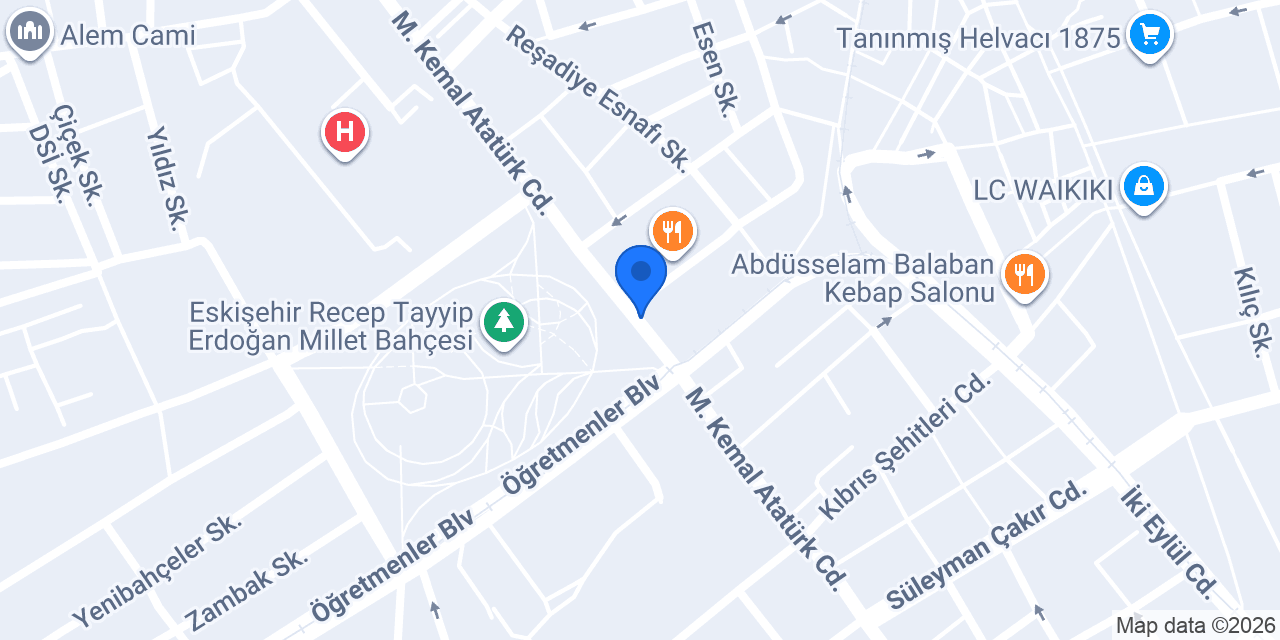 Damak Tantuni konumu