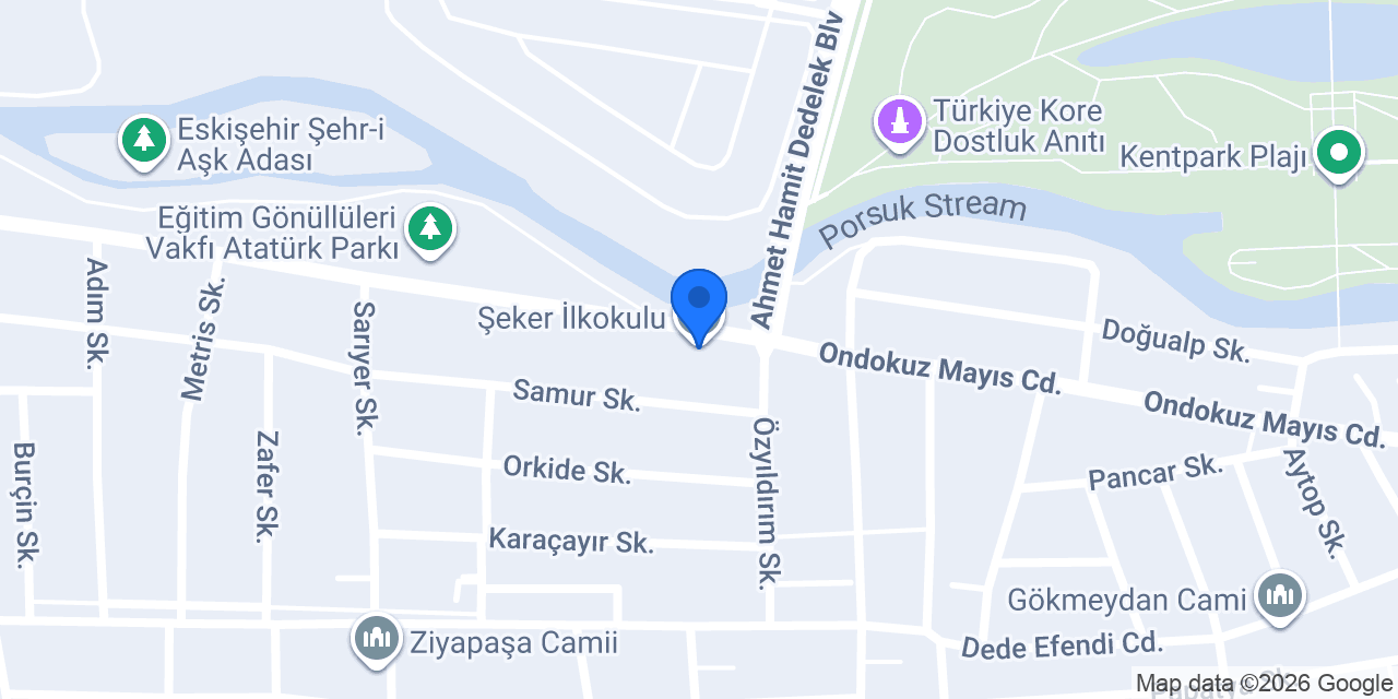 Şeker İlkokulu konumu