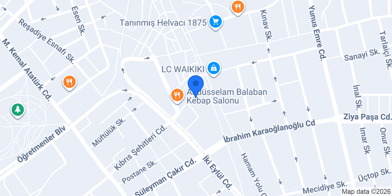 Yücel Anahtar konumu