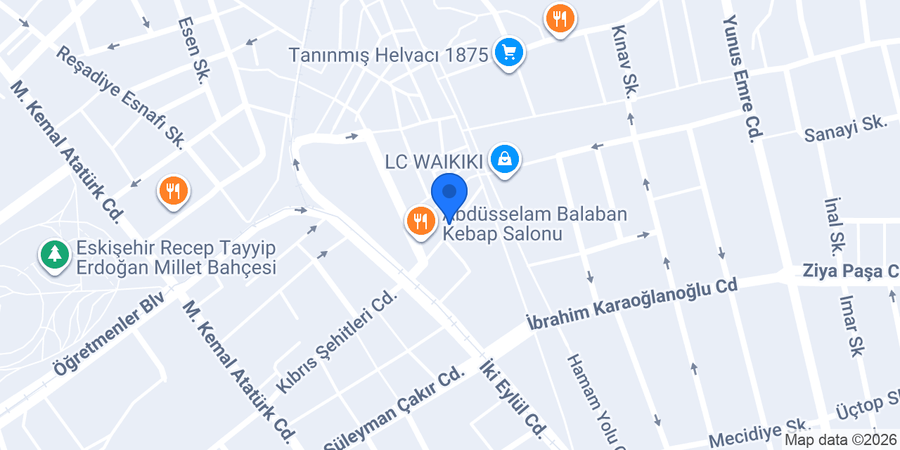 Gömlek Merkezi konumu