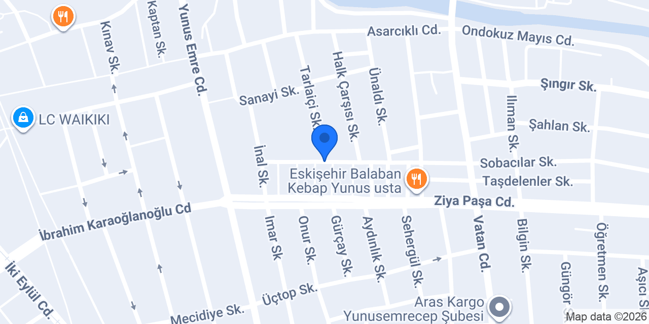 HESAPLI EVİVA HOME konumu