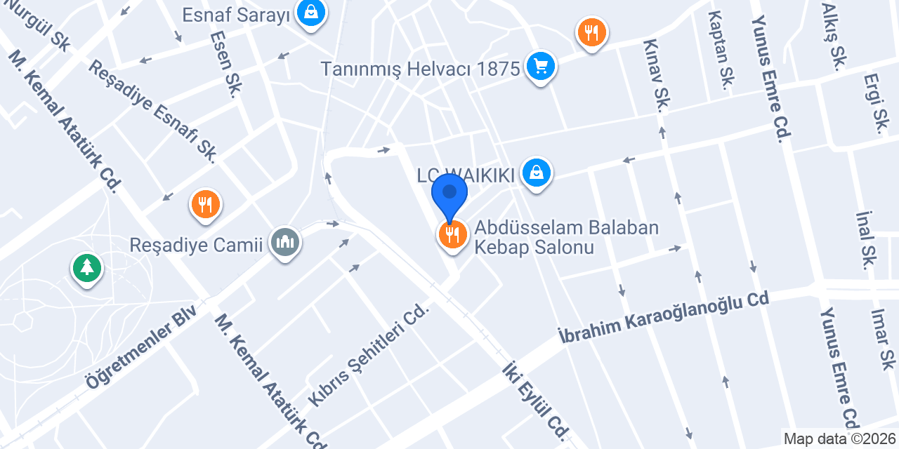 Abdüsselam Balaban Çibörek konumu