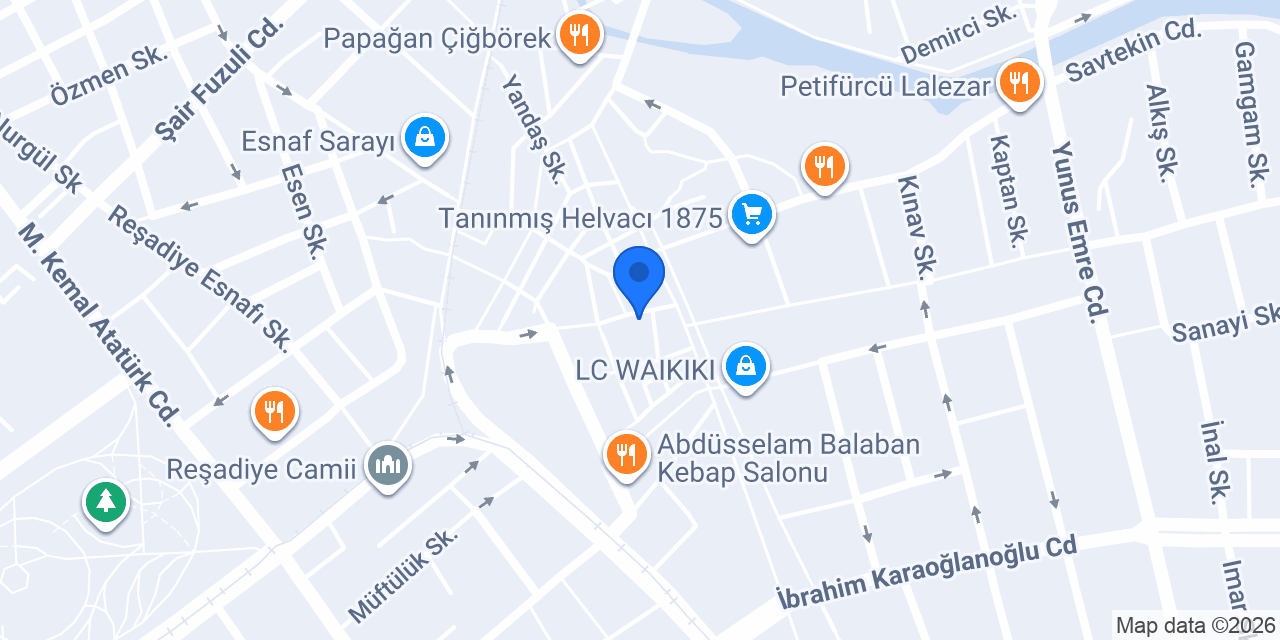 Çırağan Perde konumu