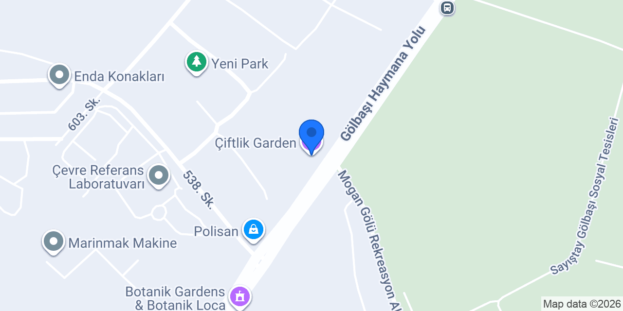 Çiftlik Garden konumu