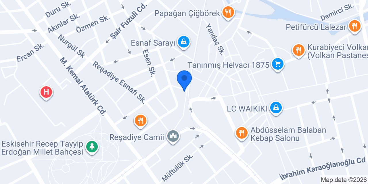 Kervan Pasta Fırını konumu