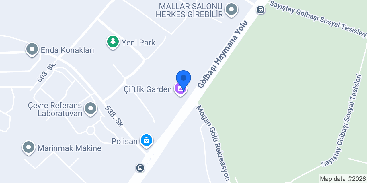 Mogan Fidancılık Peyzaj konumu