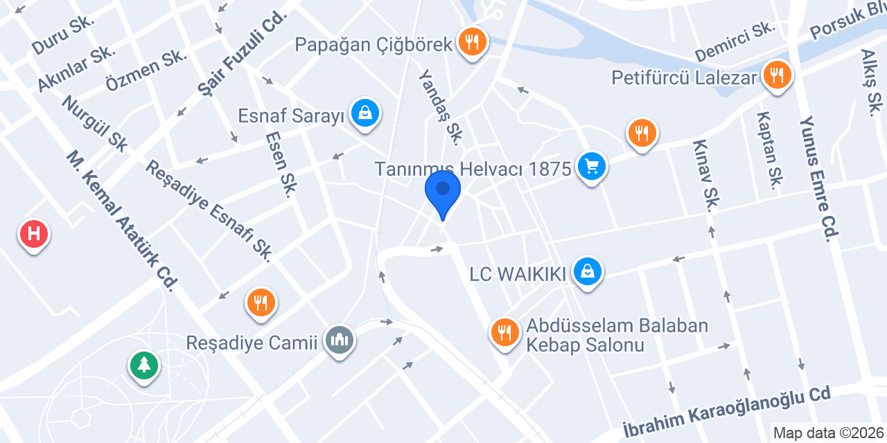 Keçeciler Kuyumcusu konumu