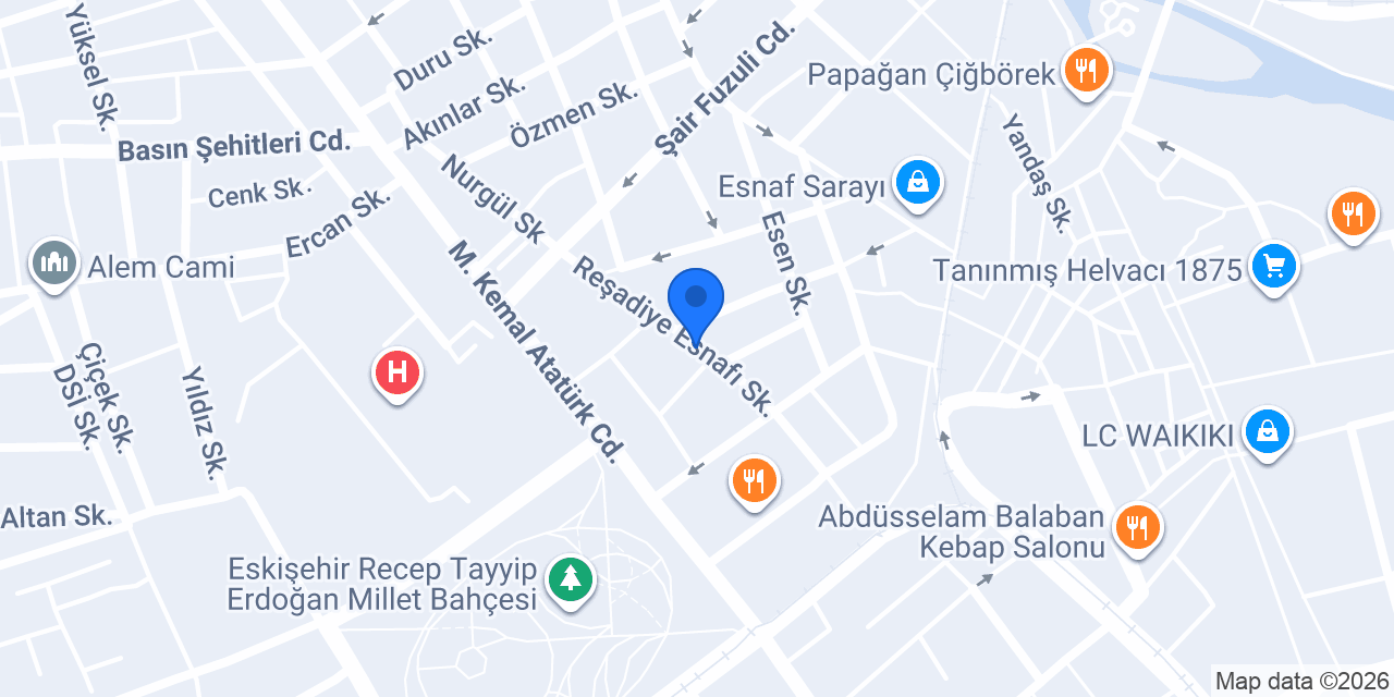 Bilgi Yapı Peyzaj konumu