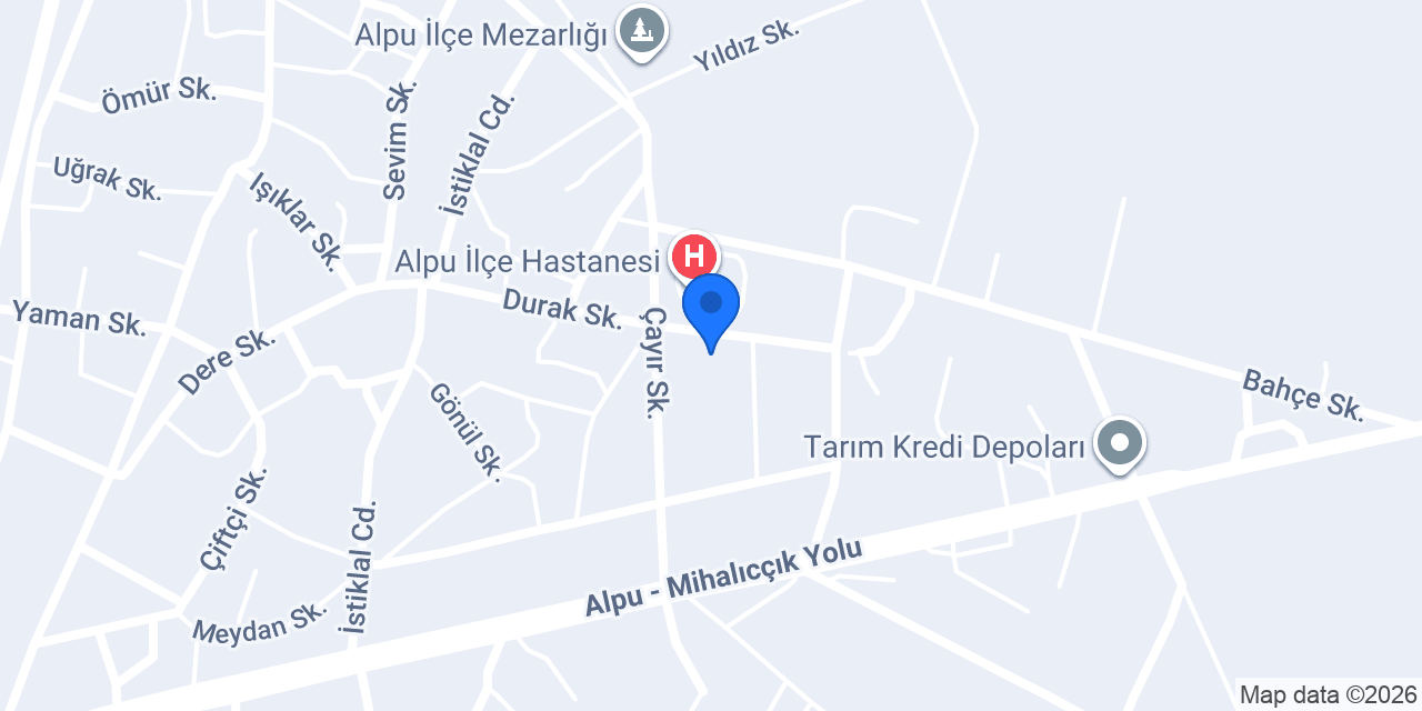 Alpu Eczanesi konumu