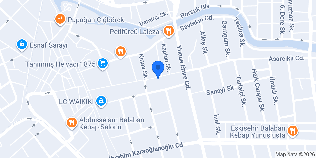 Detsan Mağaza konumu