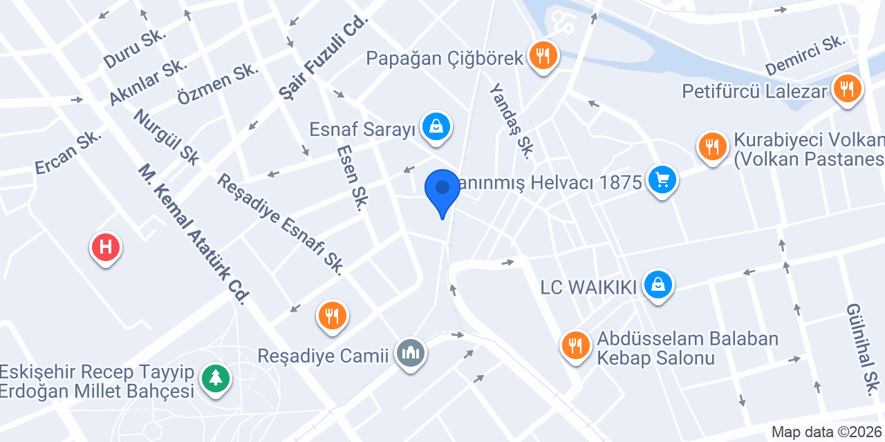 Porsuk Çibörek konumu
