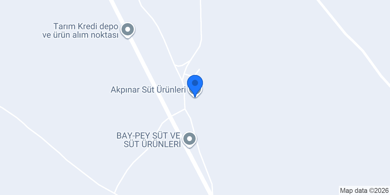 Akpınar Süt Ürünleri konumu