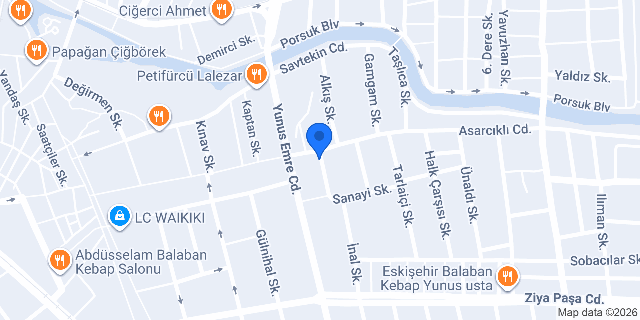 Escan Ticaret Hırdavat konumu