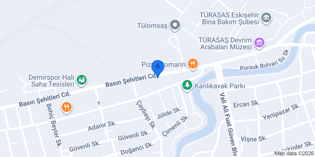 Tmy Yalıtım konumu