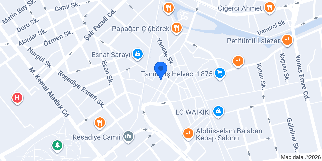 Dedeoğlu Ticaret konumu