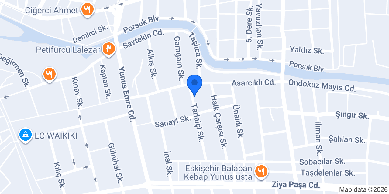Nehir Halı Mobilya konumu