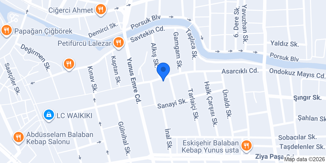 Doğan Şahin Mobilya konumu