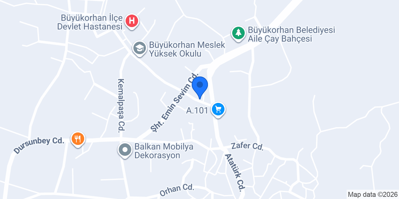 Gökçe Kafe Restaurant konumu