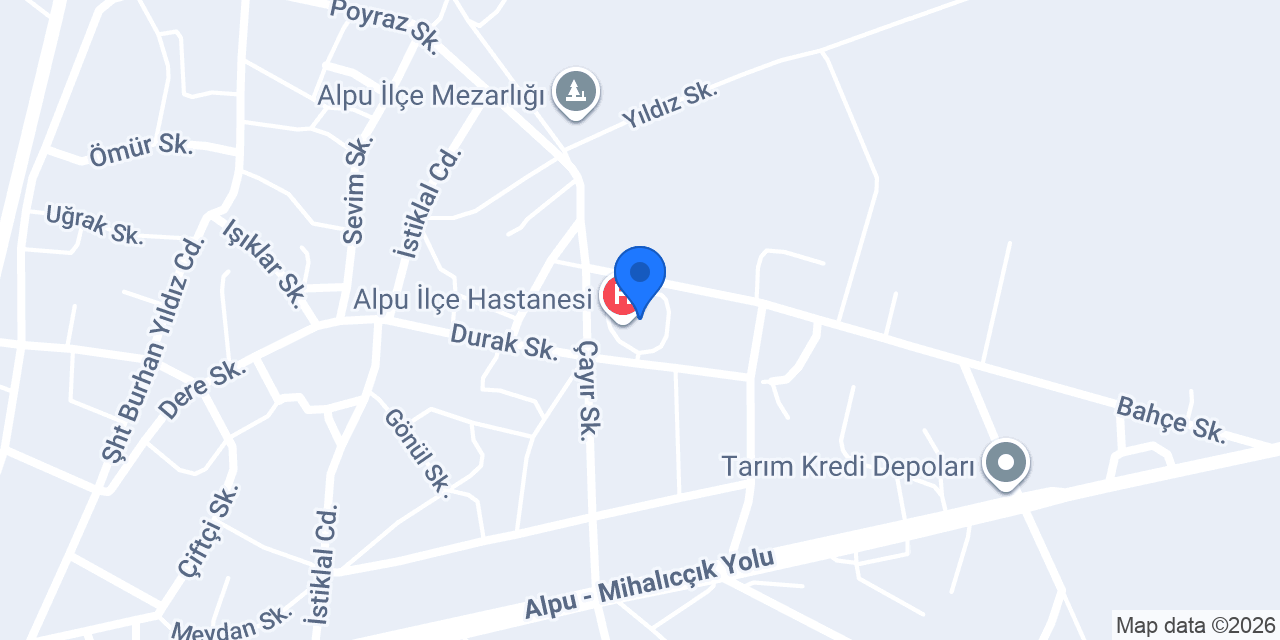 Alpu Aile Sağlığı Merkezi konumu