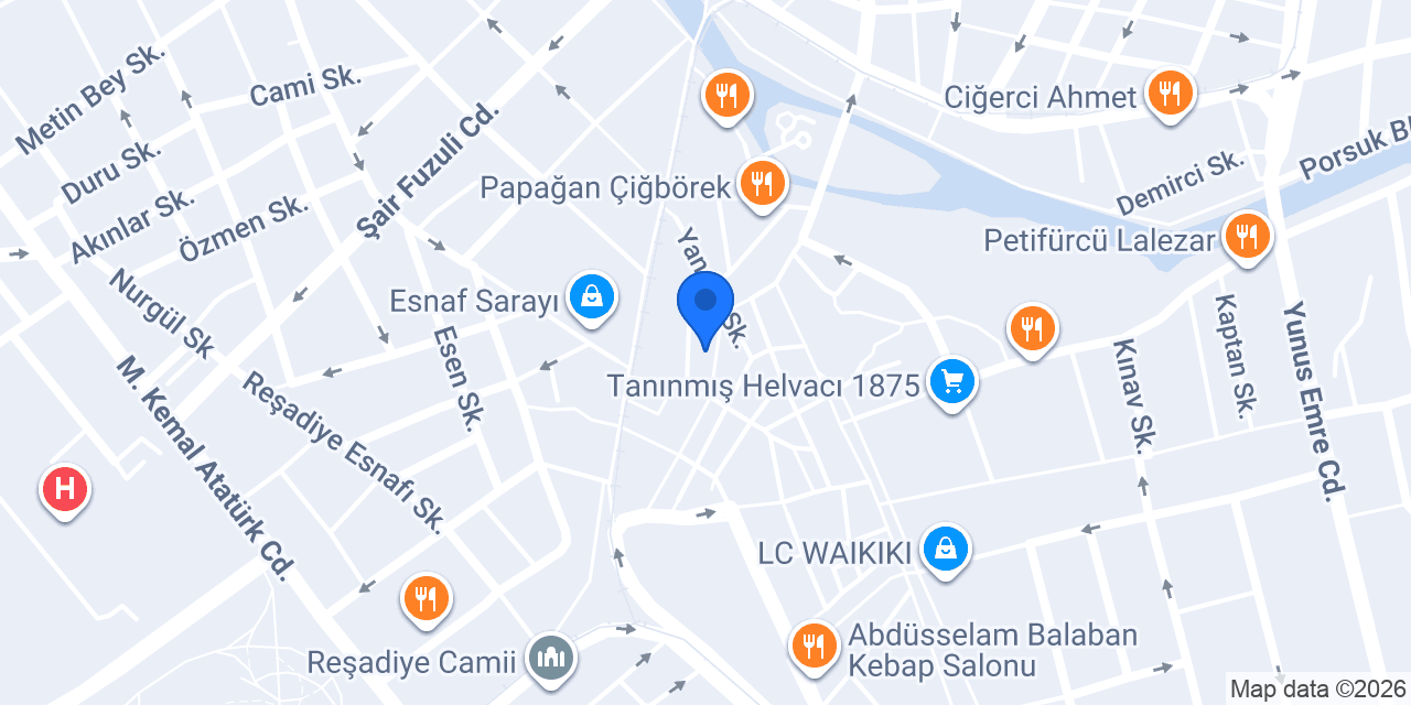 Akbank Eskişehir Şubesi konumu