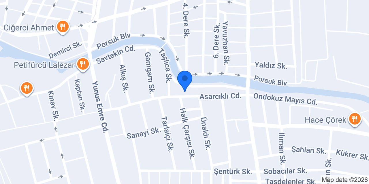 KORKMAZOĞLU MOBİLYA konumu