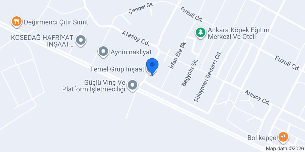 Temel Grup İnşaat konumu