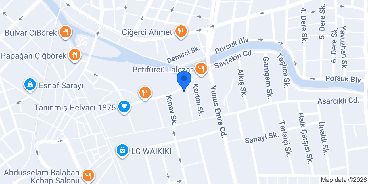 Süreyya Pastanesi konumu