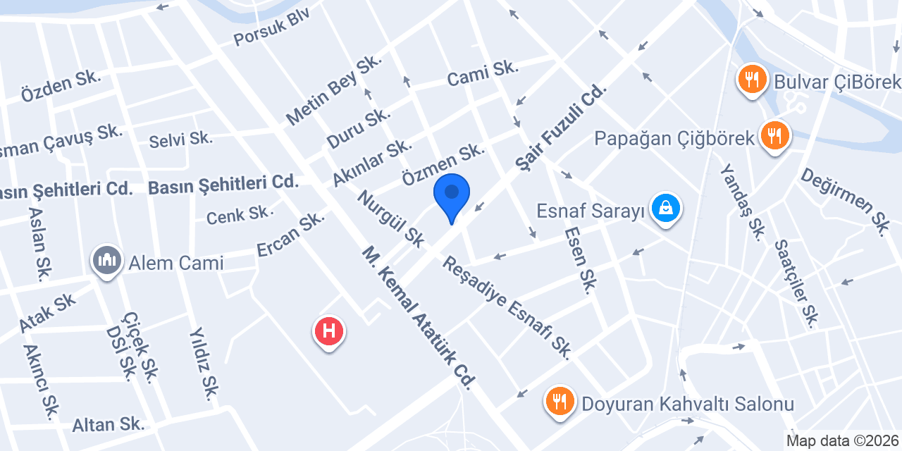 Diş Hekimi Bengisu Ece KABELOĞLU konumu