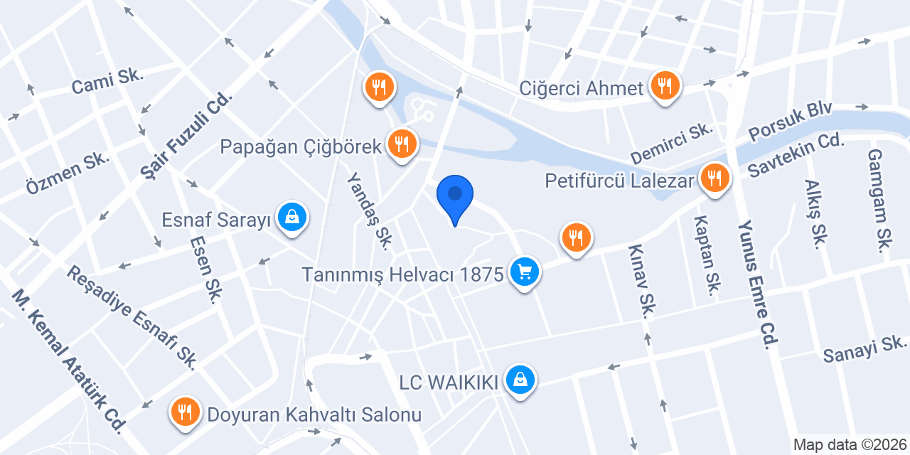 Yapı Kredi - Eskişehir Şubesi konumu