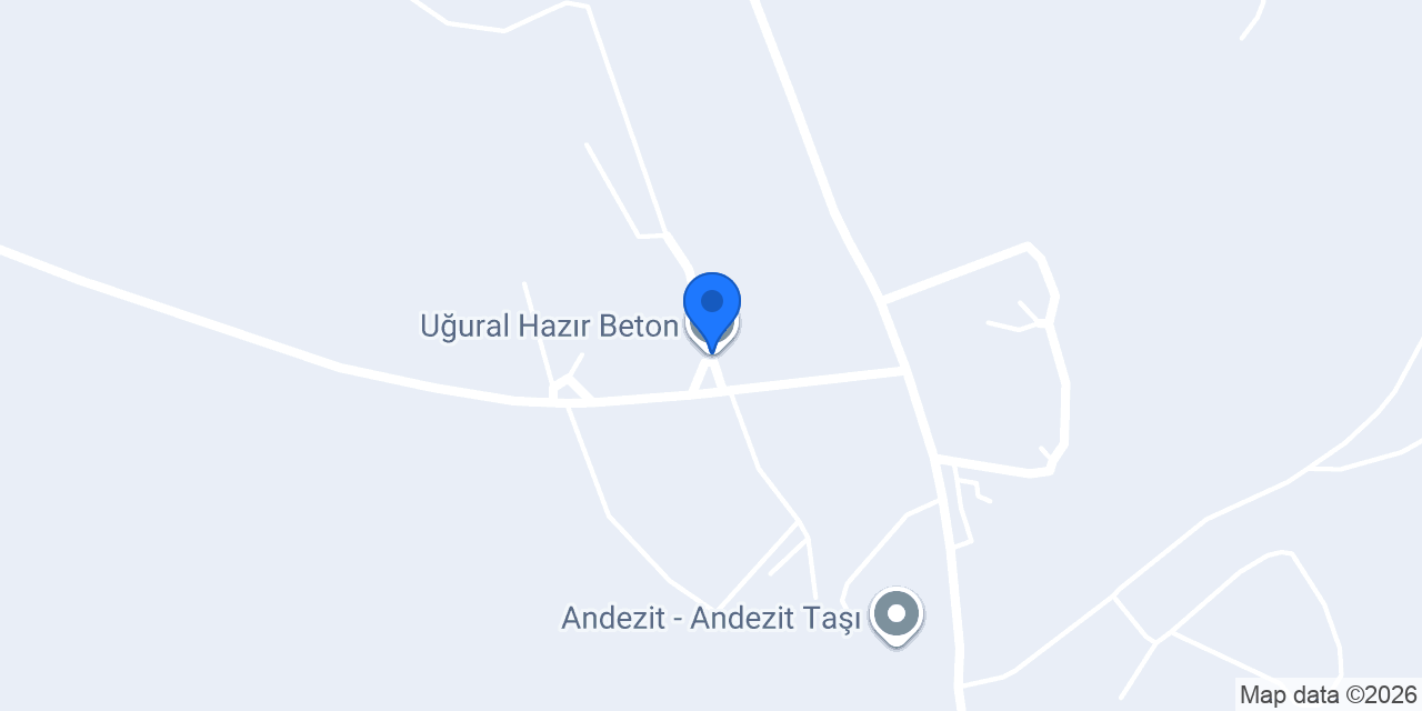 Uğural Hazır Beton konumu