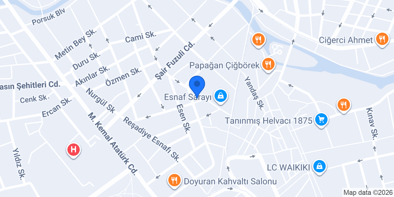 Sevinçli Ticaret konumu