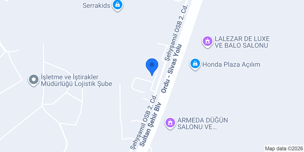 Tramertaş Traverten Mermer Sivas konumu