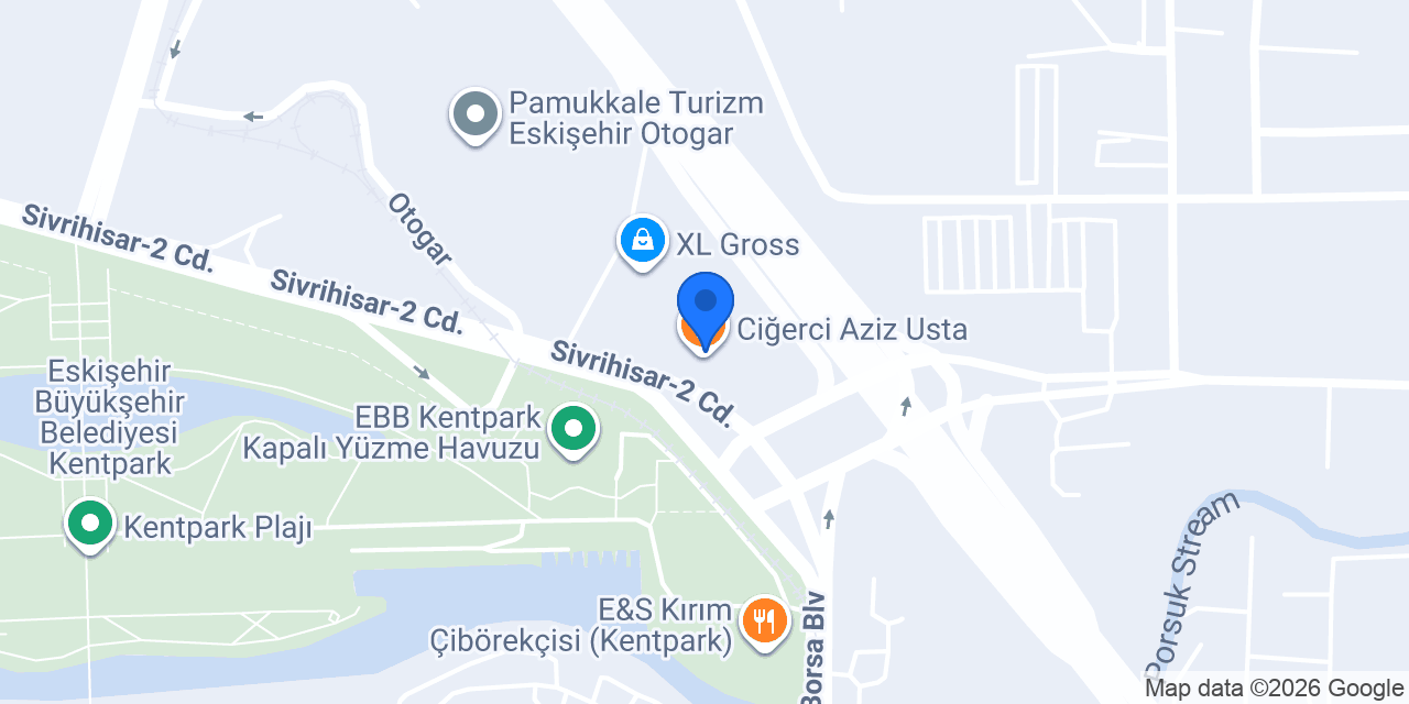 Ciğerci Aziz Usta konumu