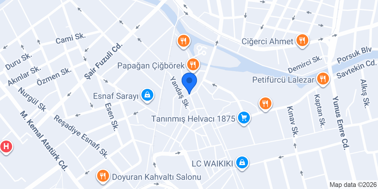 Şahin Gıda Balık Restaurant konumu