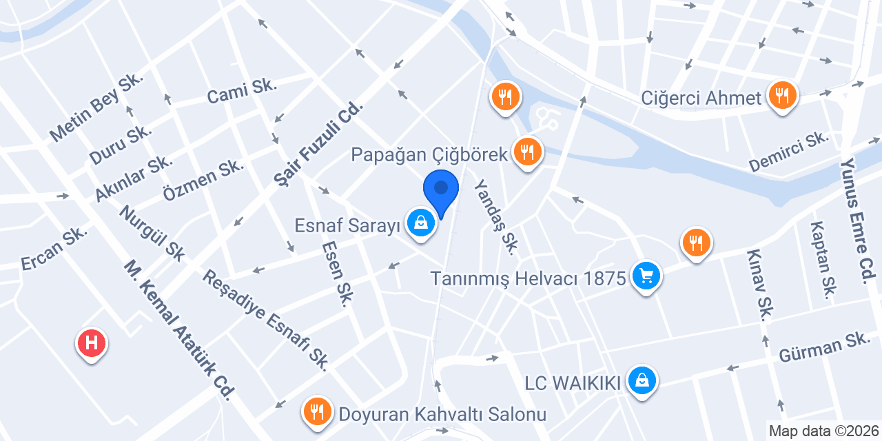Sümoş Çiçekçilik konumu