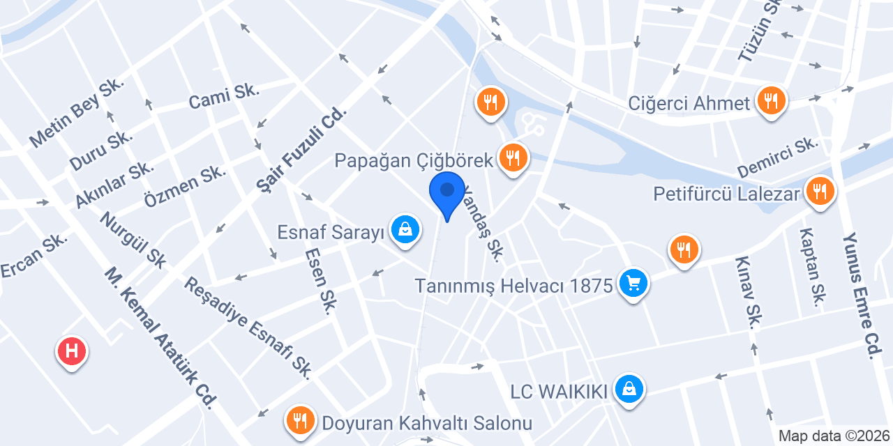 QNB Eskişehir Şubesi konumu