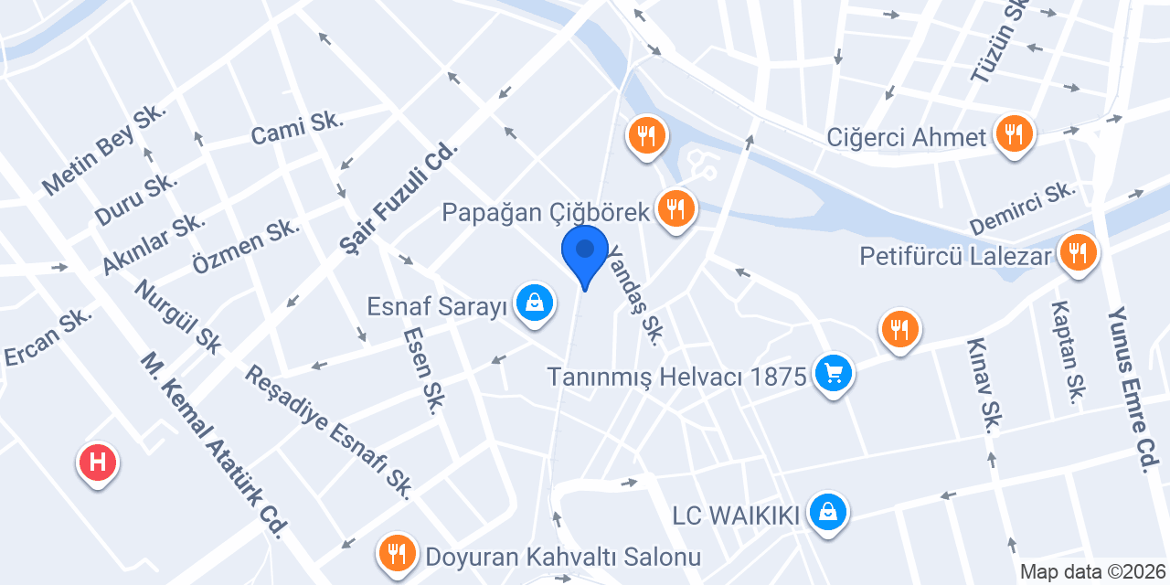 Rabia Bayan Kuaförü konumu