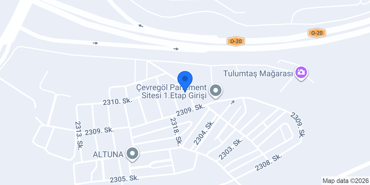 Gürbüz Granit konumu