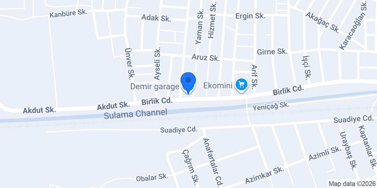 Demir garage konumu