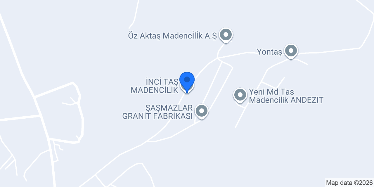 İNCİ TAŞ MADENCİLİK konumu