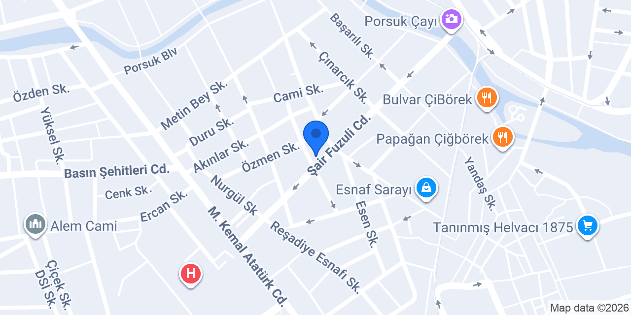 Eskişehir Pasta Sipariş konumu