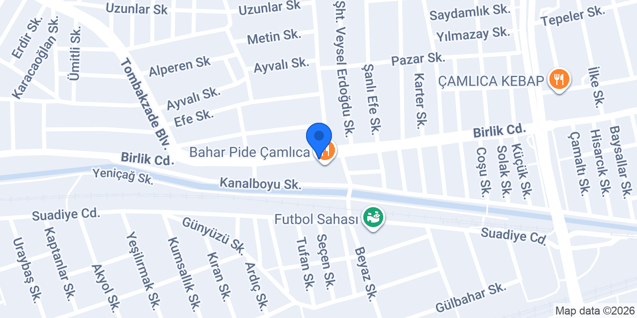 Çamlıca Eczanesi konumu
