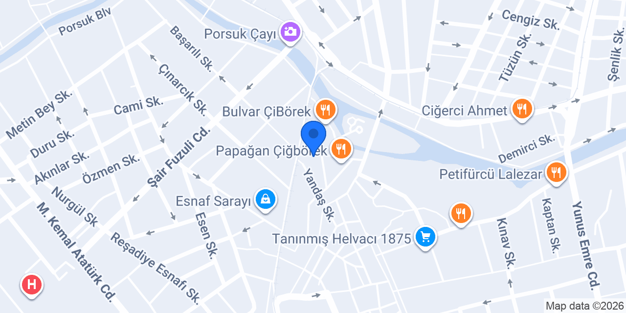 İnci Mimarlık konumu